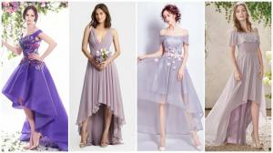 18 vestidos de novia altos y bajos más hermosos