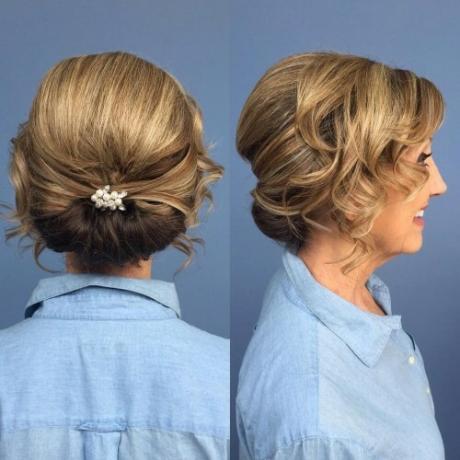Mother Of The Bride Low Roll Updo