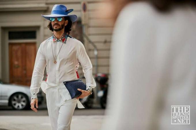 Street Style från Pitti Uomo vårsommar 2019 104