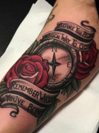 Compass Rose Tattoo 