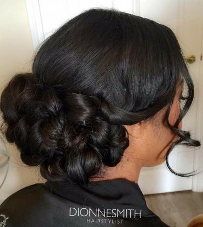 Formell Twisted Low Bun