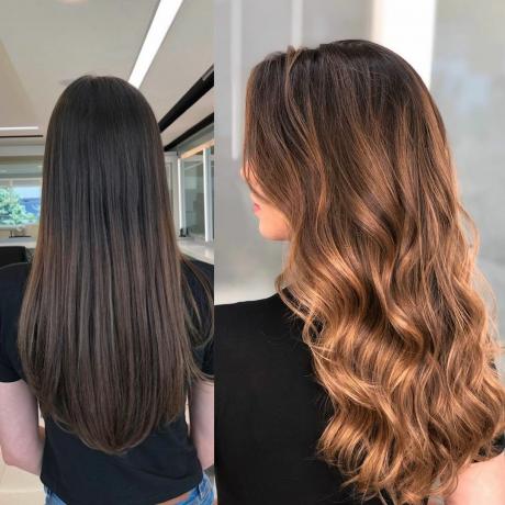 50 trendy brune hårfarger og brunette frisyrer for 2021