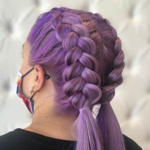 22 Contoh Sempurna Warna Rambut Lavender Untuk Dicoba