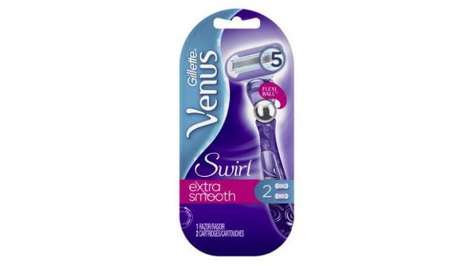 Mâner pentru bărbierit Gillette Venus Extra Smooth Swirl Womens, 2 rețele de lamă