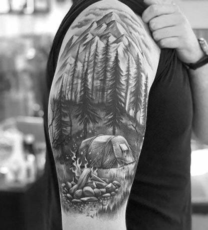Τατουάζ Nature Half Sleeve Tattoo (1)