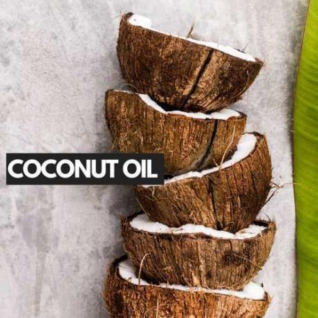 Kokosový olej proti nahromaděným kokosům