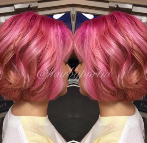 20 Luscious Pink Ombre frisyrer