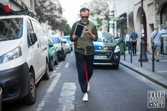 Street Style Paris moteuke for menn våren sommer 2017