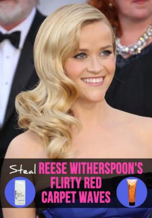 Must-Have Reese Witherspoon Hairstyles: Flirty Red Carpet Waves