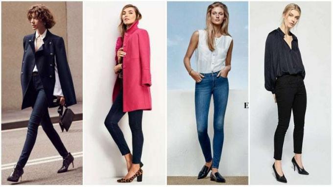 Jeans kasual bisnis untuk Wanita