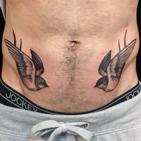 Tetovanie vtáčieho žalúdka 1