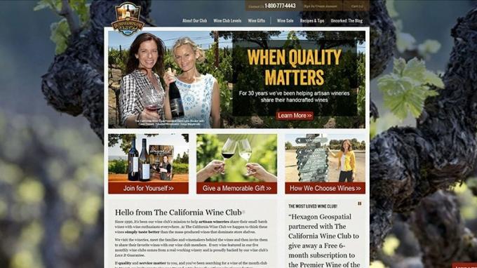 Le club des vins de Californie