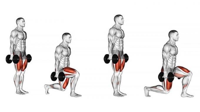 Dumbell Lunges