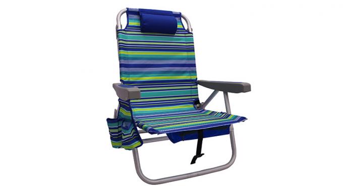 Mainstas Reclining Beach & Event Lay Flat Backpack Chair
