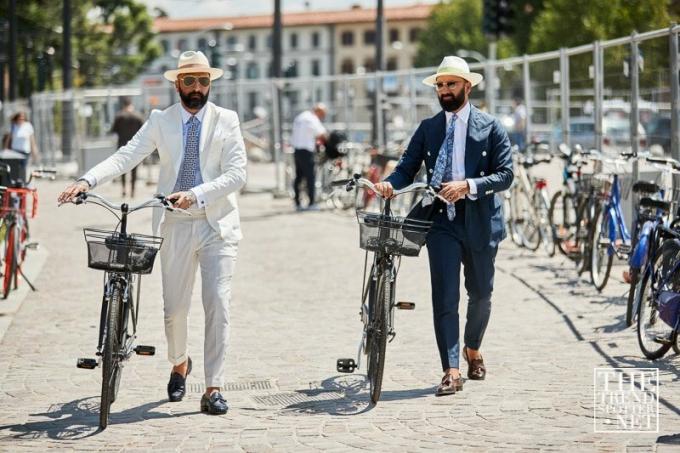 Street Style från Pitti Uomo vårsommar 2019 10