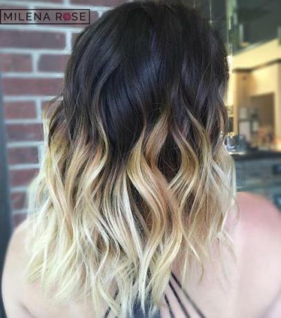 Black To Blonde Ombre Hair