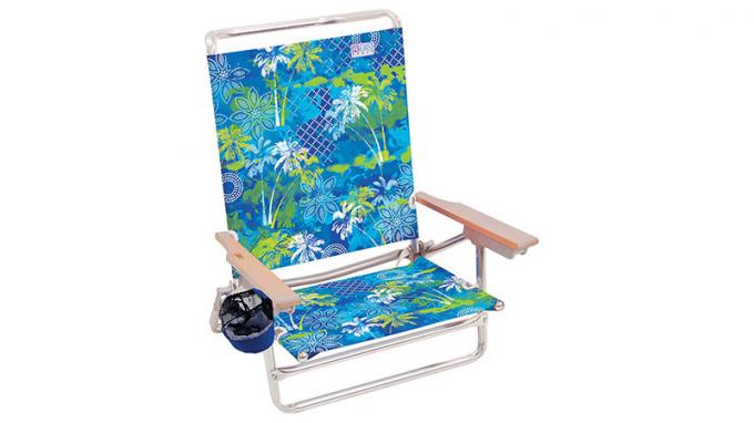 Rio Beach Classic 5 Posições Lay Flat Folding Beach Chair