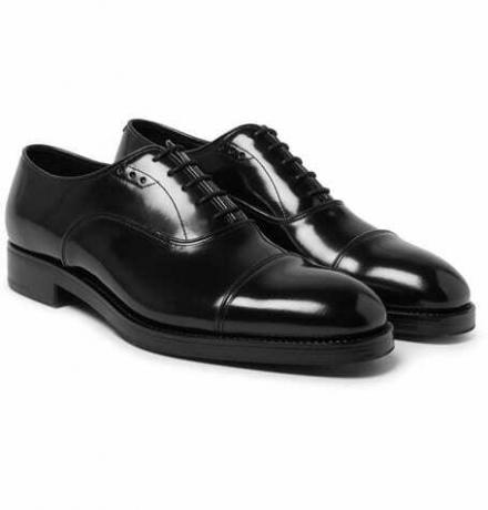 Cap Toe Spazzolato Oxford -sko i læder