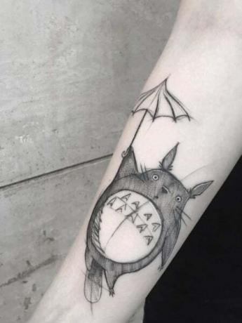 Anime tetovanie na zápästie
