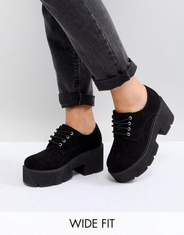 Tocuri Asos Mega Wide Fit Chunky Lace Up