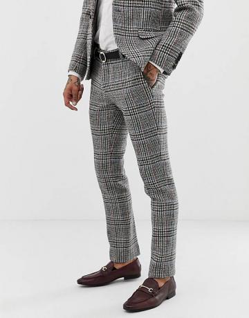 กางเกงขายาว Twisted Tailor Super Skinny ใน Harris Tweed