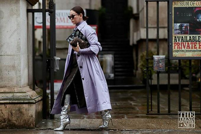 Лондонская неделя моды AW 2018 Street Style