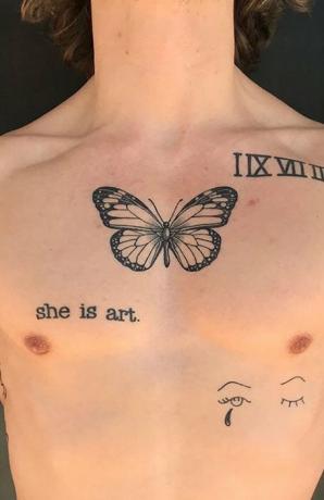 Motýľové tetovanie