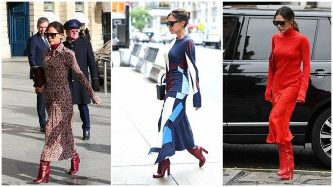 Victoria Beckham Co Ords With Boots