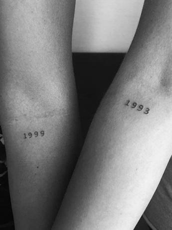 Tatuagens de irmã de encontro
