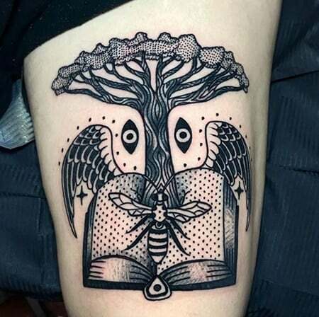 Tetovanie včelieho stromu