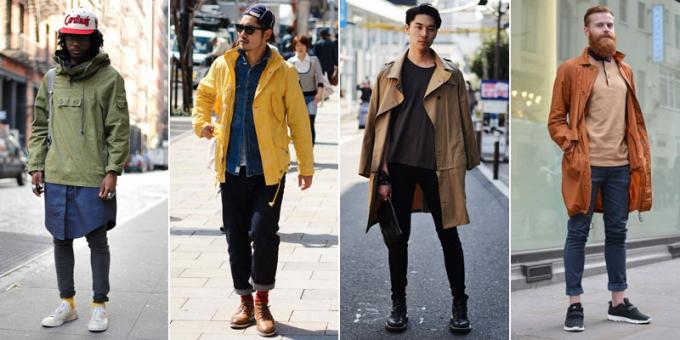Homens de estilo de rua Anorak 2015