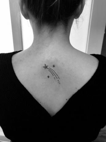 Tatuaje De Estrella Fugaz