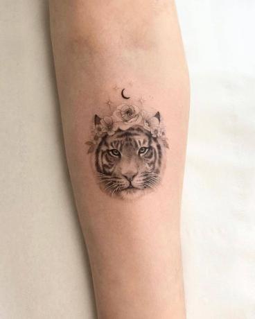 Tetovanie malého tigra