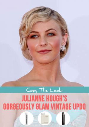 8 εύκολα βήματα για τα μαλλιά Julianne Hough: Glamorous Vintage Updo