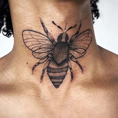 Tetovanie na včelí krk