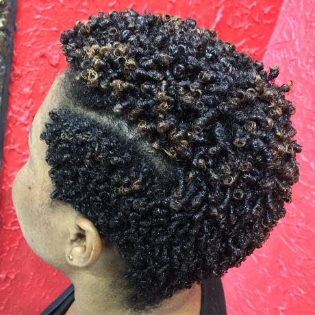 Twist Out Curls for Short Hair