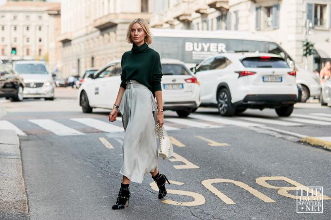 Milánsky týždeň módy, jar, leto 2019, pouličný štýl (109 zo 137)