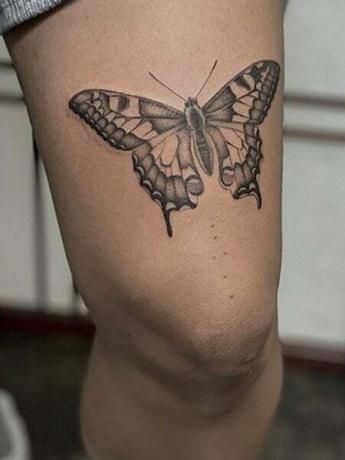 Sommerfugl tatovering