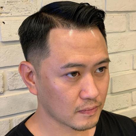 Asian ivy league menns hårklipp