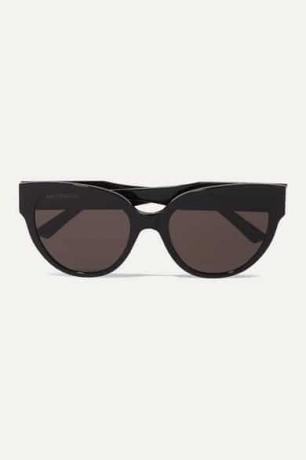 „Balenciaga“ apvalūs rėmo acetato saulės akiniai
