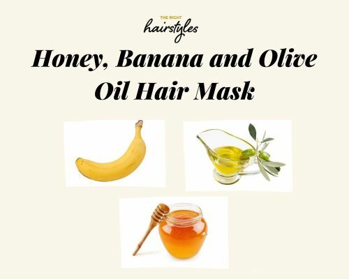Hunaja banaani ja oliiviöljy naamio