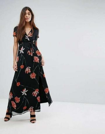 Vero Moda Mesh Floral Printed Maxi φόρεμα
