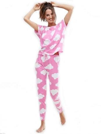 Pijama nuvem rosa