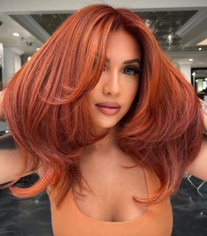 30 idéias de cores de cabelo de cobre para iniciar sua jornada ruiva
