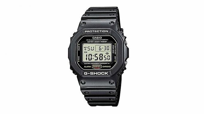 Pánské hodinky Casio G Shock Quartz s pryskyřičným páskem, černé, 20