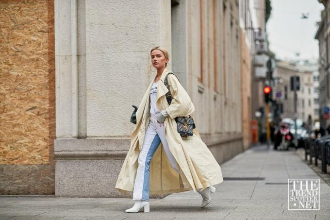 Milan Moda Haftası Aw 2018 Sokak Stili Kadın 160