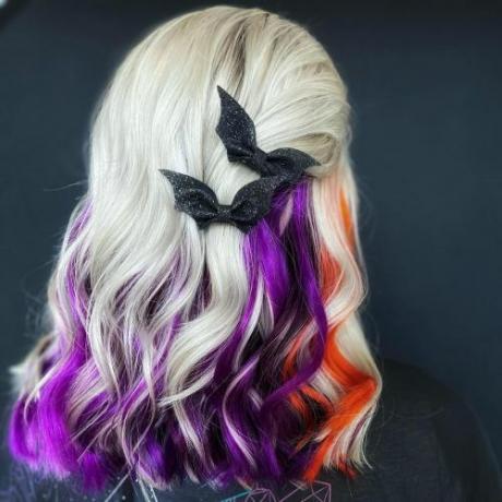 Halloweenowy kolor włosów