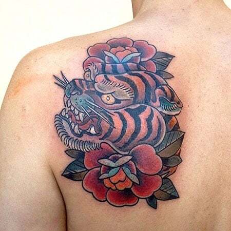 Tetovanie s tigrím kvetom 2