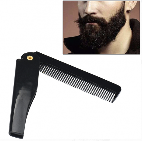 Pettine per barba e barba pieghevole per parrucchieri