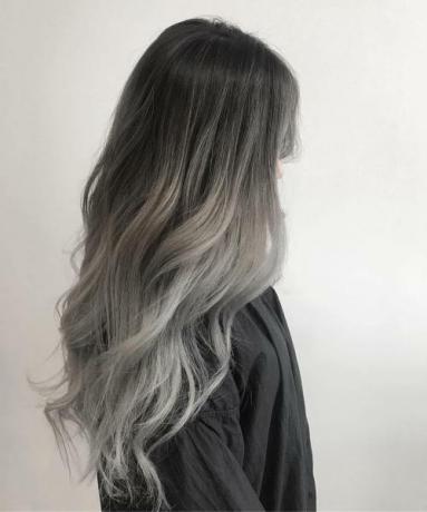 Sivé vlasy Ombre